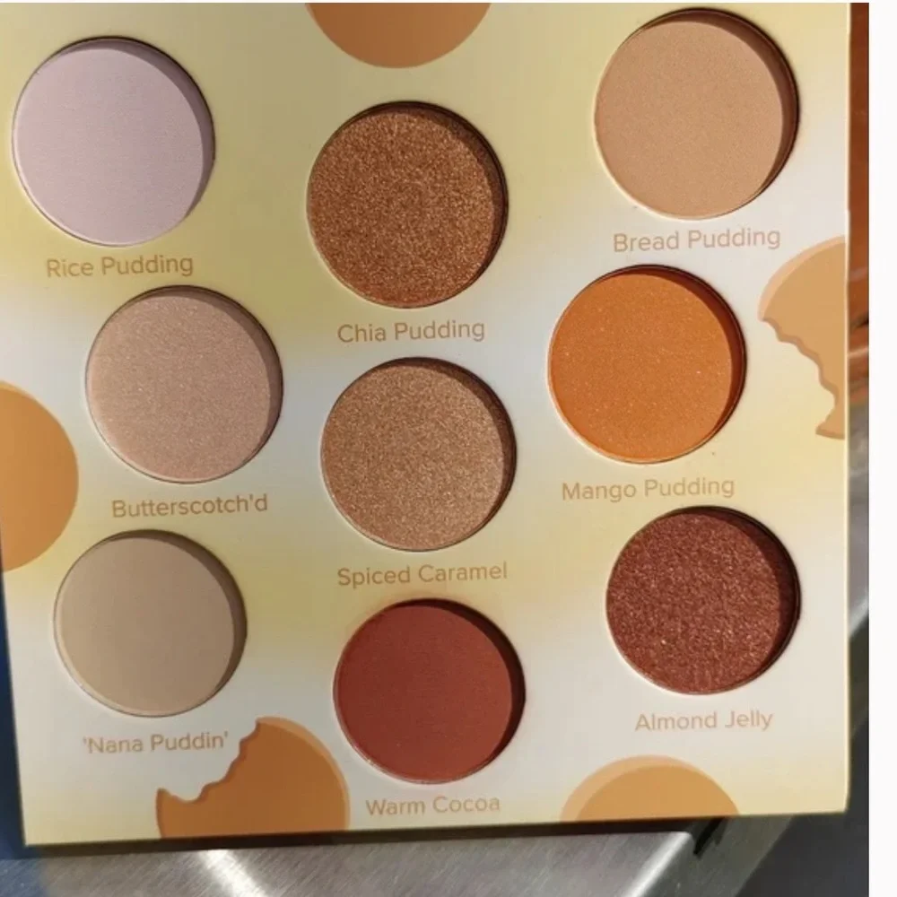 Proof is in the puddin eye shadow palette. never been worn. smoke free home.